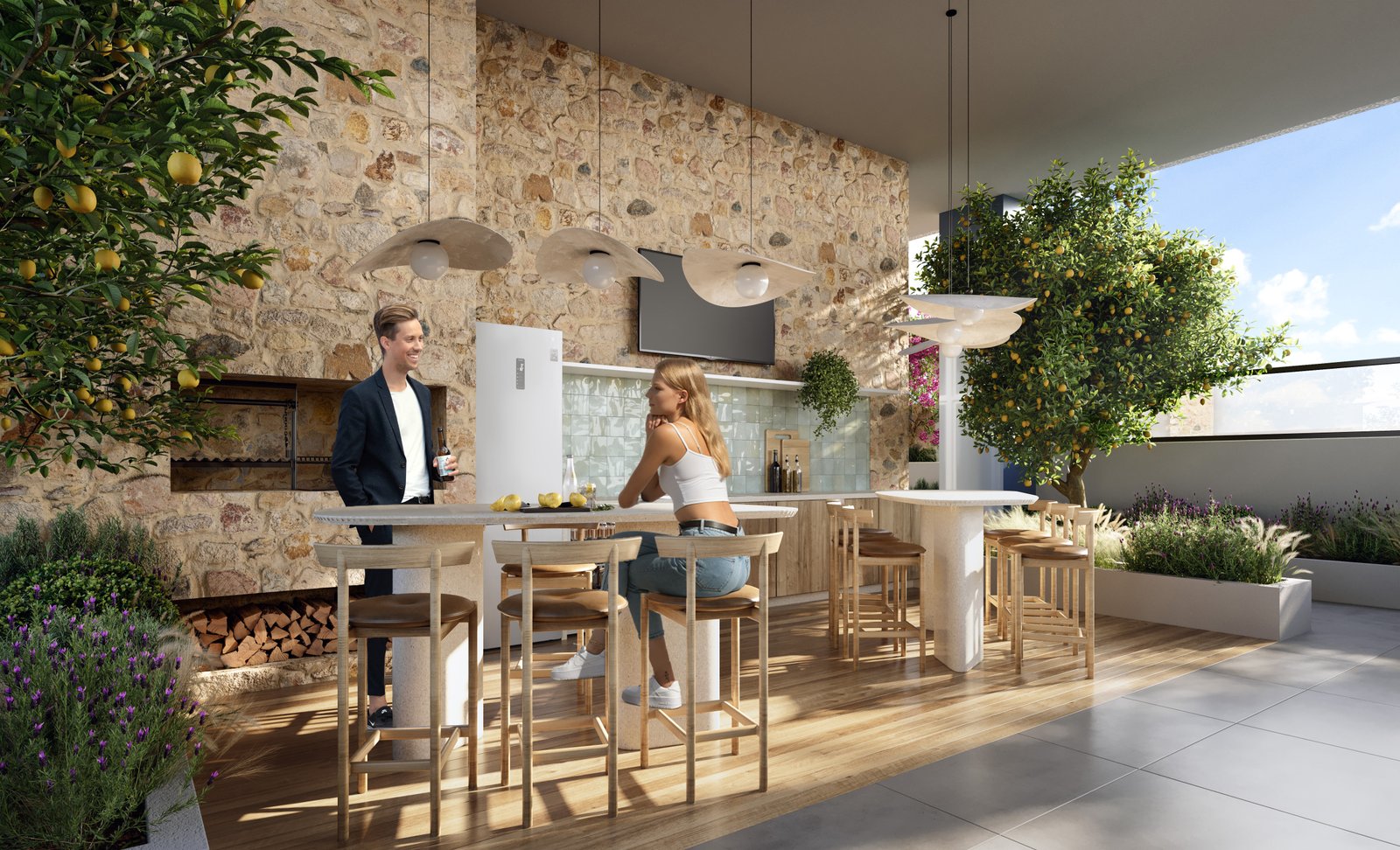 Espaço gourmet Positano